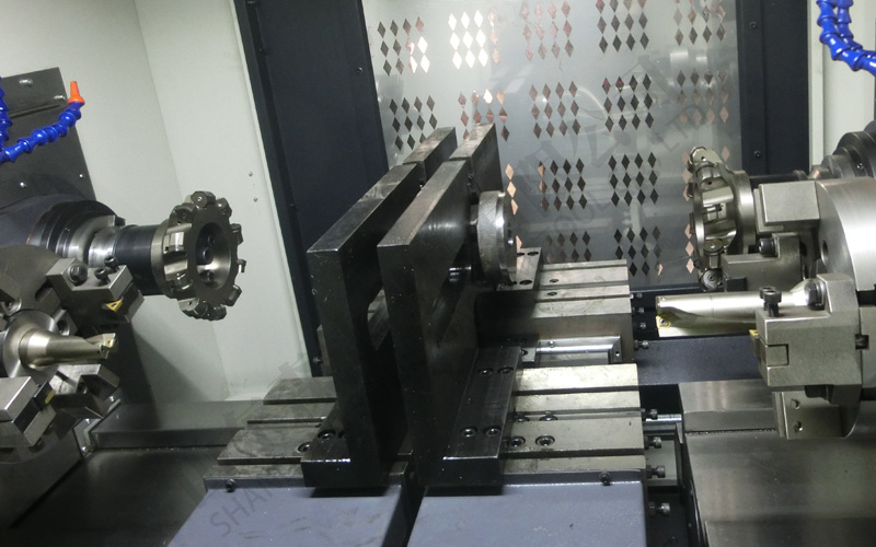 臥式數控銑打機細節