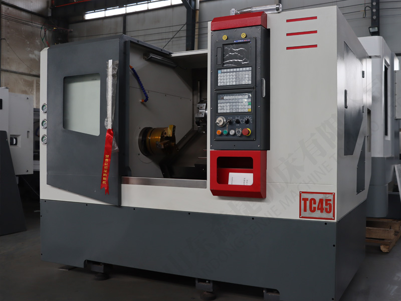 斜式數(shù)控車床實(shí)拍