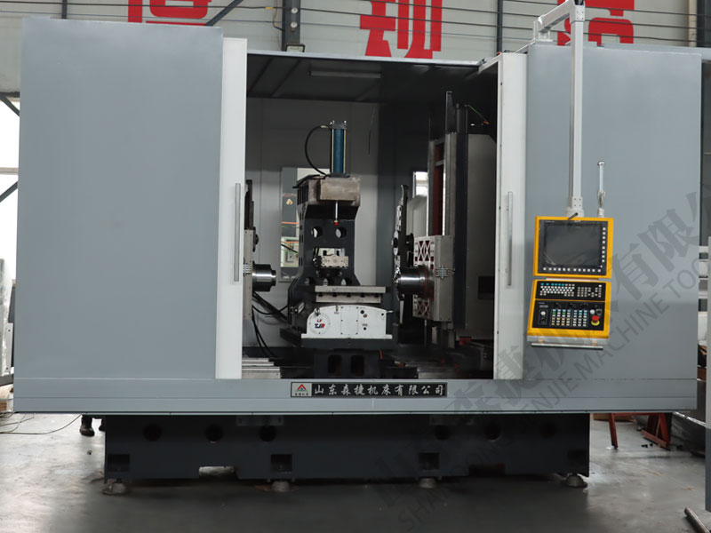 雙刀庫龍門立式加工中心實拍