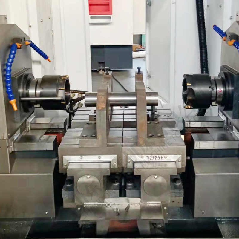 青島客戶定制的單軸銑打機(jī)來森捷公司試件