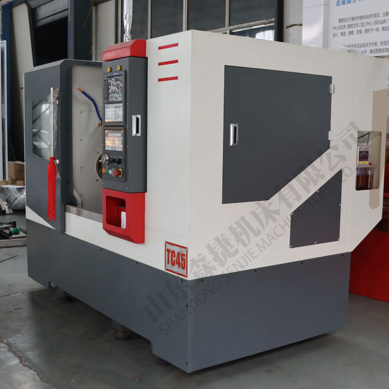 云南客戶梁總購買的斜式數控車床TC45發貨