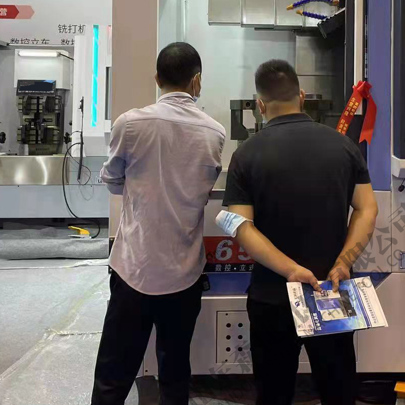 江西客戶定制的數控立車LCK650來森捷公司試件