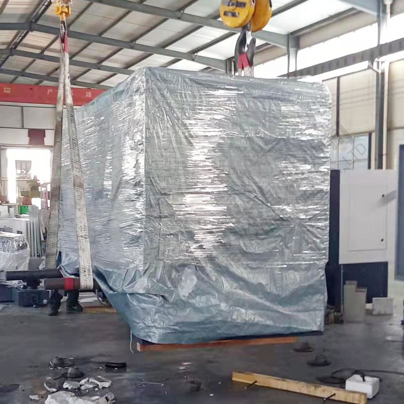 江西客戶定制的銑端面打中心孔數控雙頭車床發貨