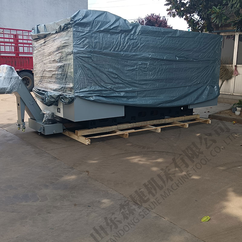 臺州客戶定制的數控斜式銑打機發貨