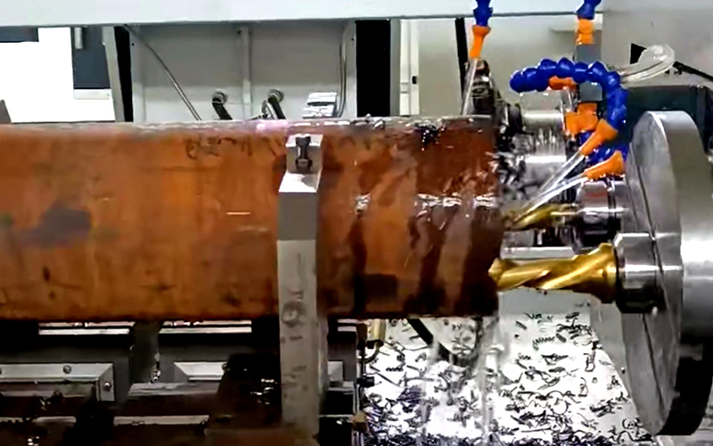 客戶定制的銑端面打中心孔出廠試件