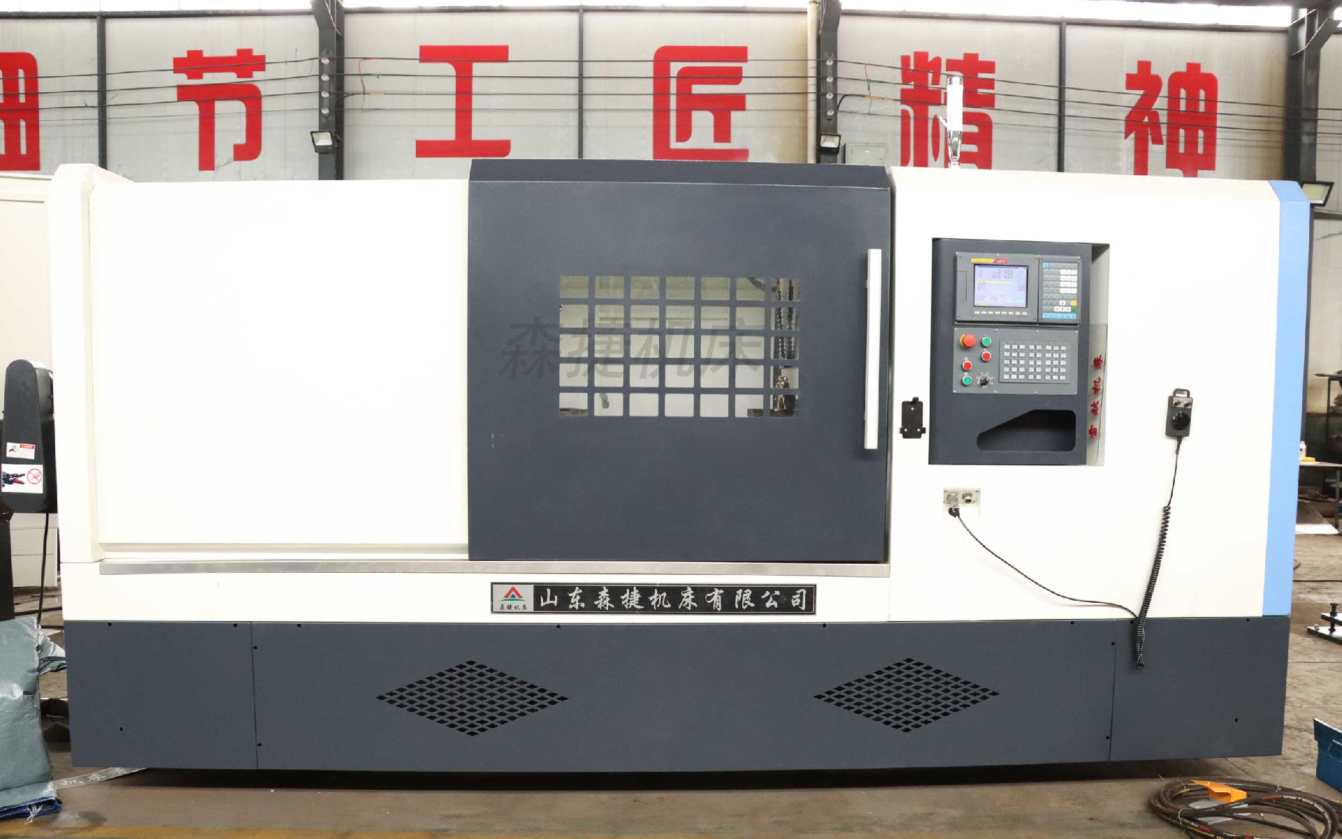 為寧德客戶定制的數控雙頭U鉆床